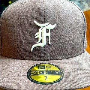 ESSENTIALS X New Era Olive Hat (Worn)